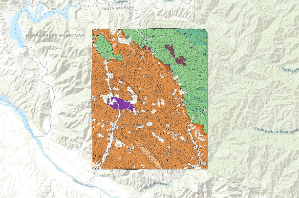 Dibblee Maps Tepusquet Canyon USGS Quad, Dibblee Geology | SBC Atlas