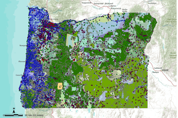 Oregon Biom Map Oregon Fish and Wildlife - demo | Data Basin