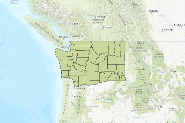 County Boundaries - Washington | Data Basin