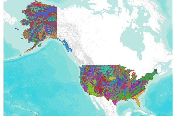 Hydrologic landscape regions of the United States | Data Basin
