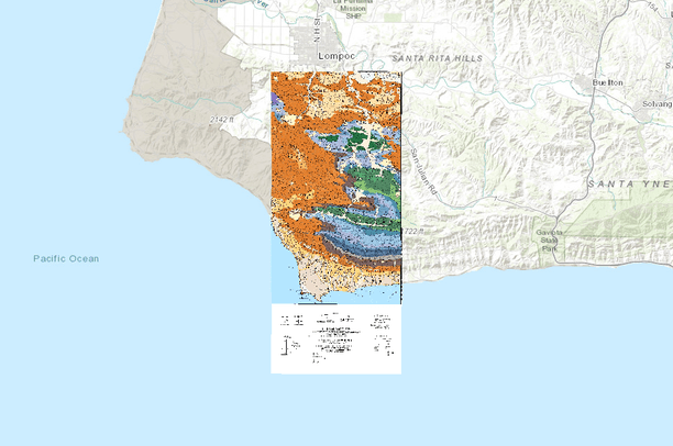 Dibblee Maps Lompoc Hills and Point Conception USGS Quad, Dibblee Geology | Data Basin