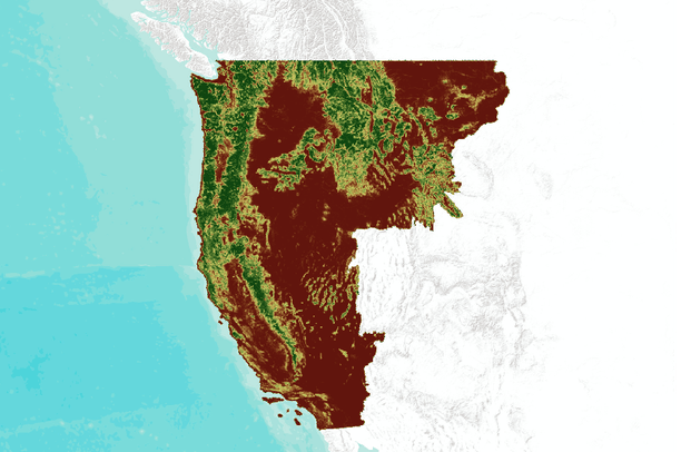 Tree Coverage Map National Land Cover Database, percent tree canopy coverage | Data Basin
