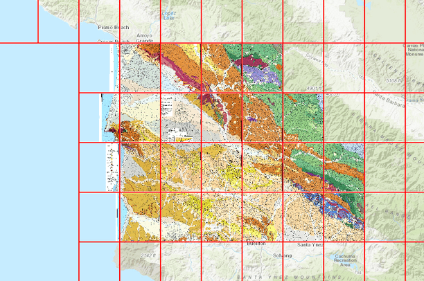 Dibblee Maps Dibblee Geology - Central, Santa Barbara County | SBC Atlas