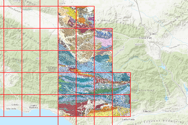 Dibblee Maps Dibblee Geology - Eastern, Santa Barbara County | Data Basin