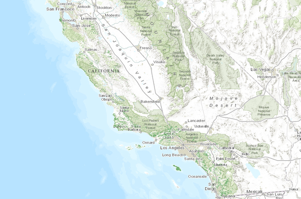 Scrb Map CWHR Habitat Type - Sage Scrub, Southern and Central Coast Zones | Data ...