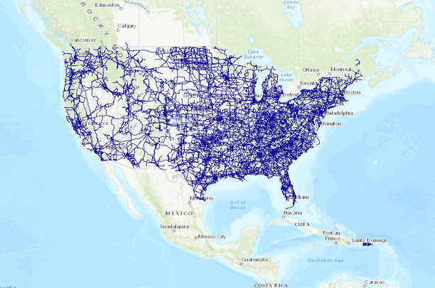 Conterminous US Electric Power Transmission Lines | Data Basin