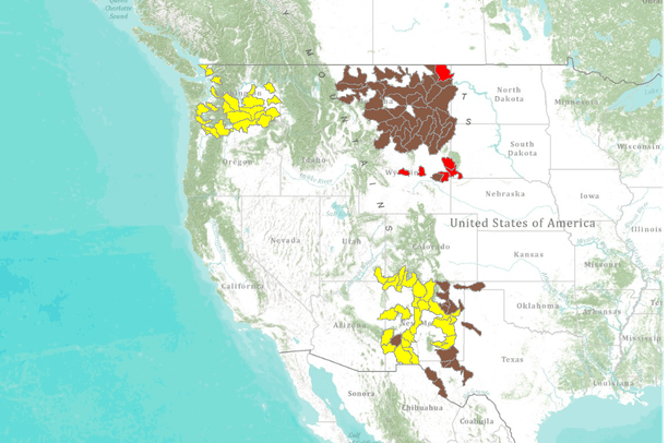 Catfish Map Channel catfish (Ictalurus punctatus) distribution and status by HUC8 ...