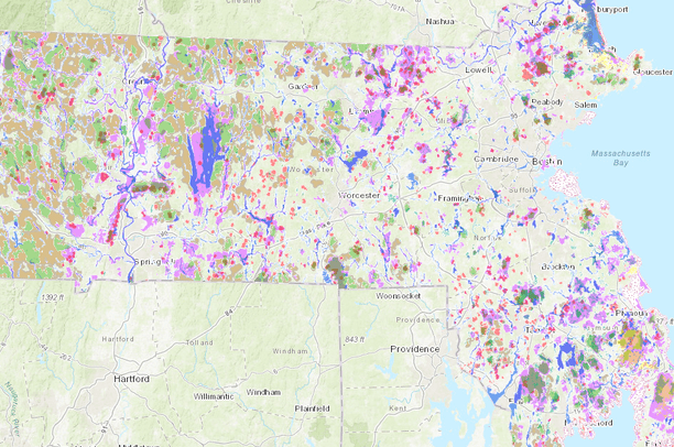 Biomap Data Nature's Network & BioMap (Mass.) | Data Basin