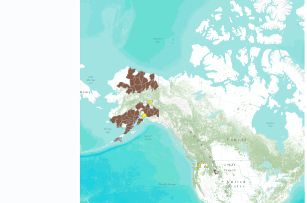 Lake trout (Salvelinus namaycush) distribution and status by HUC8