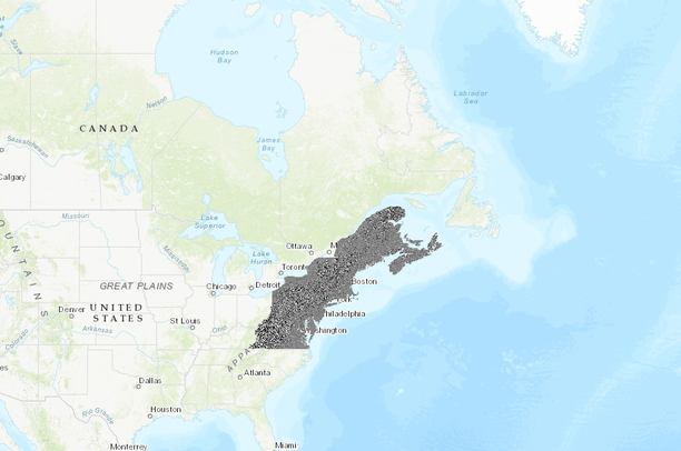Map Northeast Us And Canada Shaded Relief, Northeast U.S. and Canada | Data Basin Map Northeast Us And Canada Shaded Relief, Northeast U.S. and Canada | Data Basin