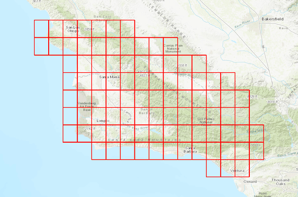 Dibblee Maps USGS Quads, Dibblee Geology Reference, Santa Barbara County | Data Basin