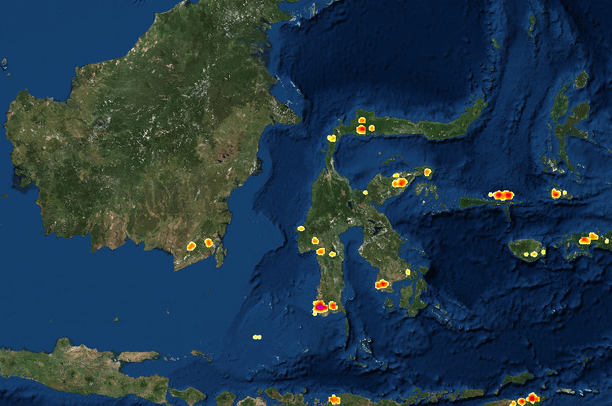 Natural Risk Map World Global Natural Hazard Mapping | Data Basin