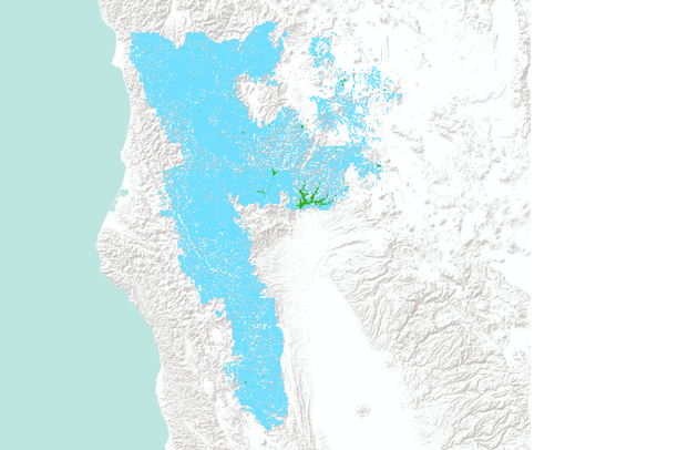 Northern California Northwest Forest Plan Riparian Management Zones ...