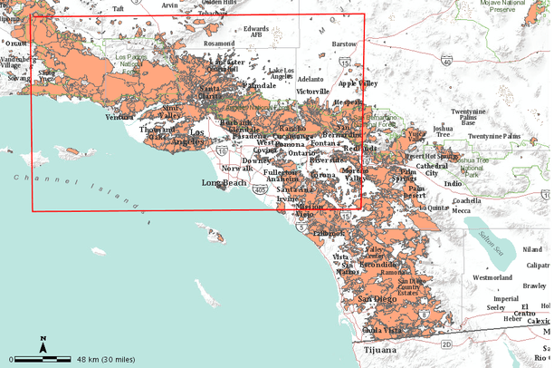 Southern California fire history  Data Basin