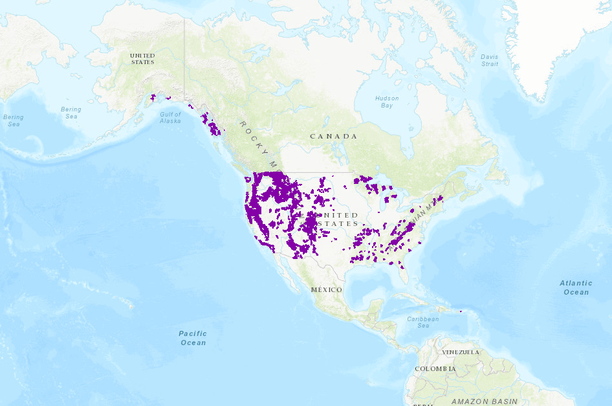 Forest Systems Map National Forest System Roads | Data Basin