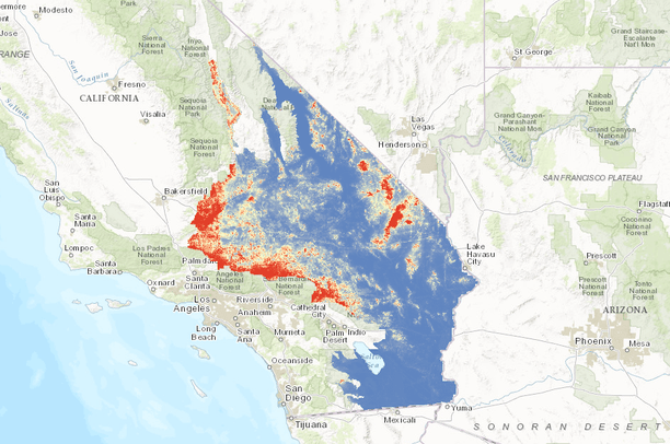 Cheatgrass Map Cheatgrass (Bromus tectorum) Species Distribution Model, DRECP | Data Basin