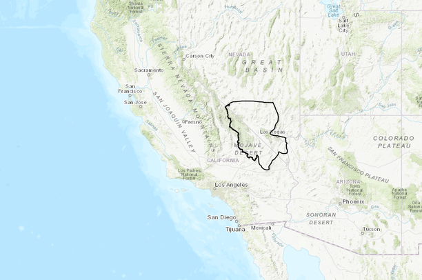 Map Of Mojave Desert Featured Datasets Map within Eastern Mojave Desert LCD Pilot Area  Map Of Mojave Desert Featured Datasets Map within Eastern Mojave Desert LCD Pilot Area