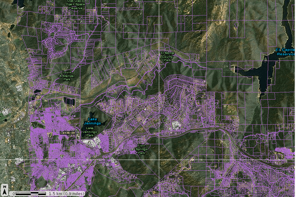 Parcel Map of El Monte Valley | Data Basin
