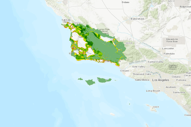Structural Connectivity, Santa Barbara County | Data Basin