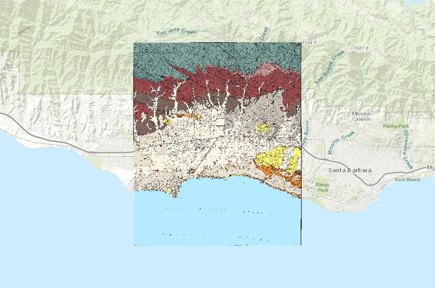 Dibblee Maps Goleta USGS Quad, Dibblee Geology | Data Basin
