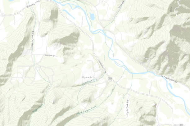 Applegate Bridge Map N. Applegate Road | Data Basin