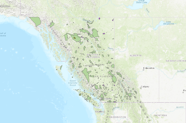 Bc Mpa Network Map.pdf BC Parks Ecological Reserves and Protected Areas | Data Basin