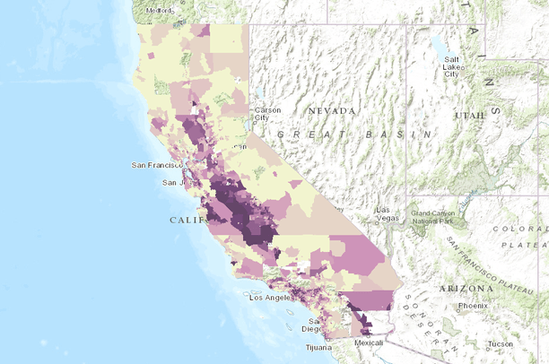 Calenviroscreen CalEnviroScreen 2.0, Linguistic Isolation, Percentile, 2014 | Data Basin