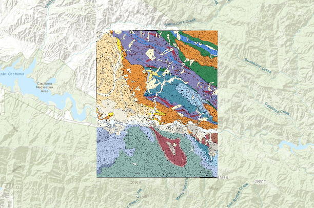 Dibblee Maps San Marcos Pass USGS Quad, Dibblee Geology | Data Basin