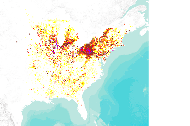 Eastern United States Climate Change Tree Atlas - Suitable habitat for ...