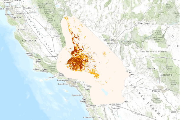 Mohave ground squirrel - UCSB Species Distribution Model, CA Desert ...