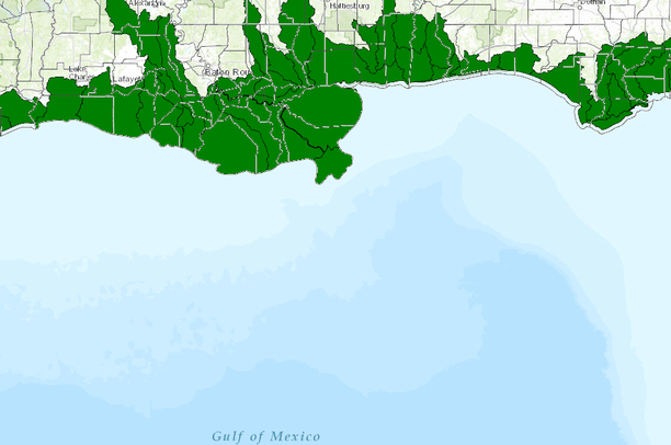 NFWF RFP counties | Data Basin