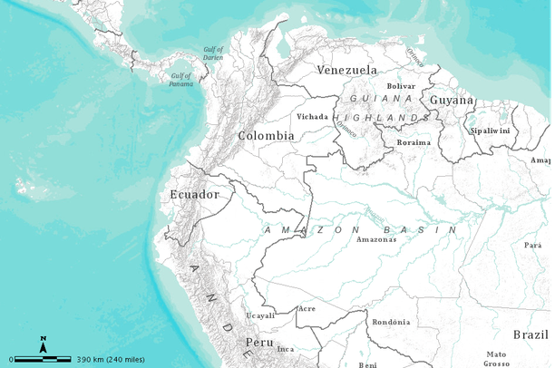 Colombia Data Basin Preview 