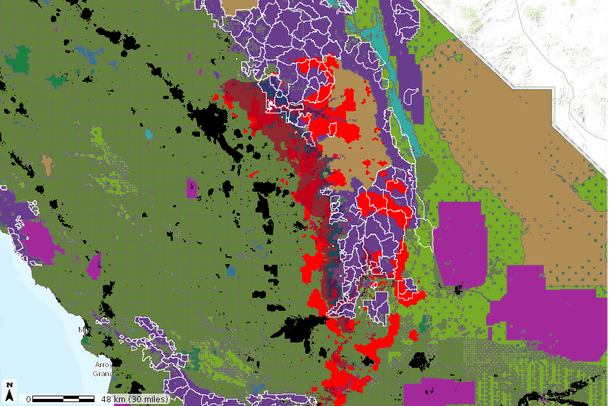 Oak Group Map #1 | Data Basin