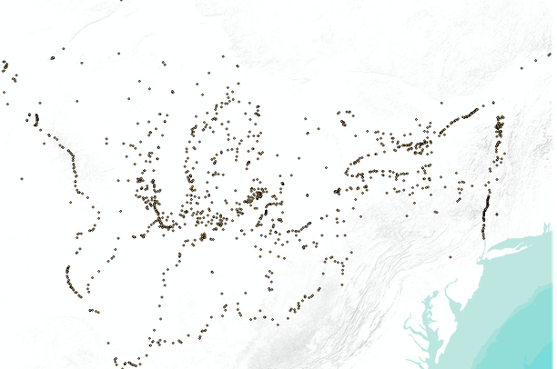 Usgs Mussel Map Zebra Mussels Map