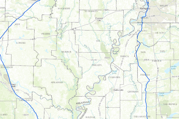 Mav Map Counties in the MAV | Data Basin