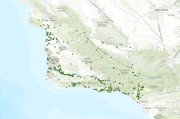 Usgs Map Invasives Invasive Species Counts - 400 Acres | Data Basin