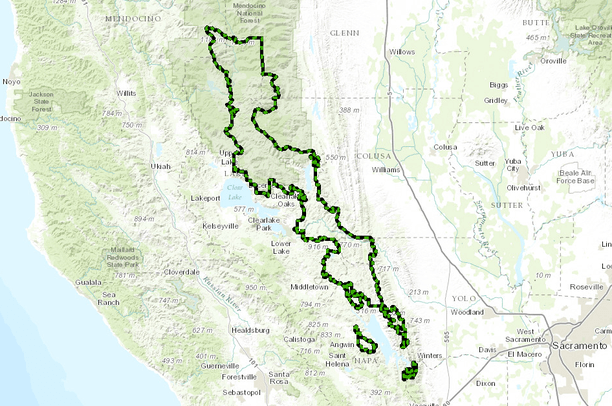 Berryessa Snow Mountain NM Boundary Final | Data Basin