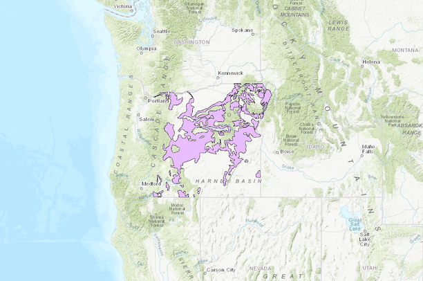 Elk winter range, east oregon | Data Basin
