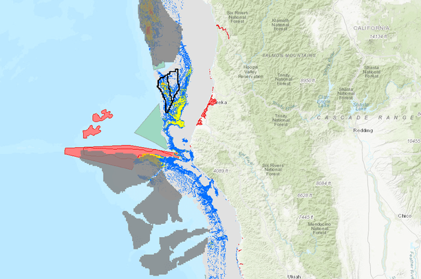 Benthic Map Example Figure 5-3 & 5-4: Map of Important Benthic Habitats | Data Basin