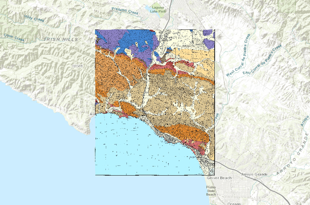 Dibblee Maps Pismo Beach USGS Quad, Dibblee Geology | Data Basin