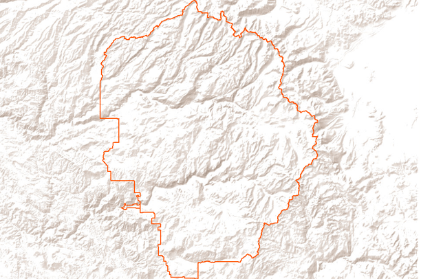 Boundary For Yosemite National Park Data Basin Yosemite National Park Boundaries