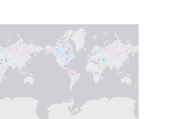 World Lakes R Map World Lakes and rivers | Data Basin