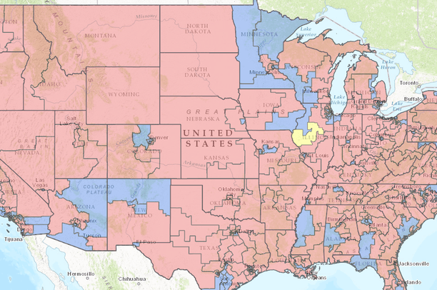 Arizona State Congressional Districts Map United States Congressional