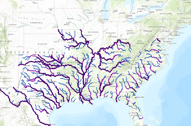 SARP River Basin Area Size Classification | Data Basin