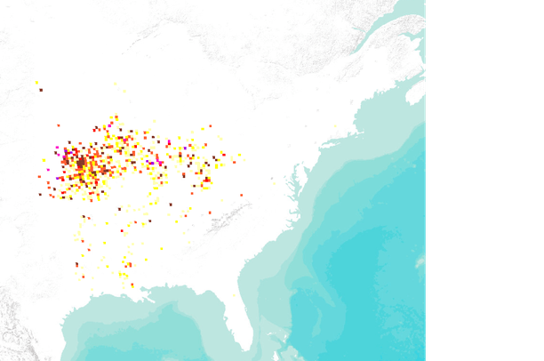 Locust Maps Example Honey Locust Range Map