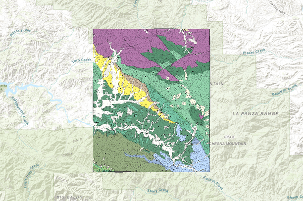 Dibblee Maps Pozo Summit USGS Quad, Dibblee Geology | Data Basin