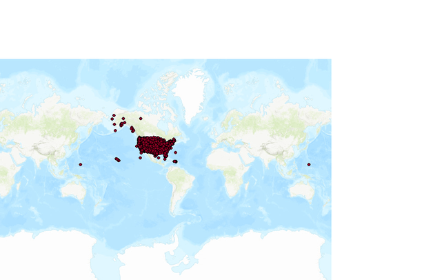 Land Mobile Broadcast Towers, United States | Data Basin