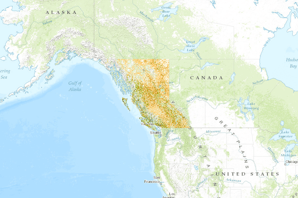 BC Terrestrial Static Forest Biomass and Soil Carbon | Data Basin