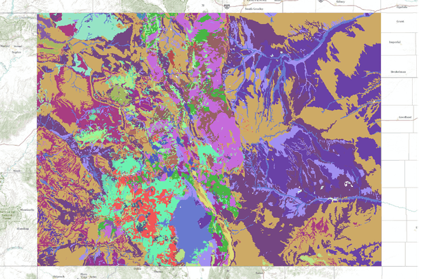 Geology of Colorado, USA | Data Basin
