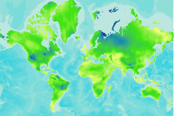 Standard deviation for spring maximum temperature (Celsius), 2060-2079 ...